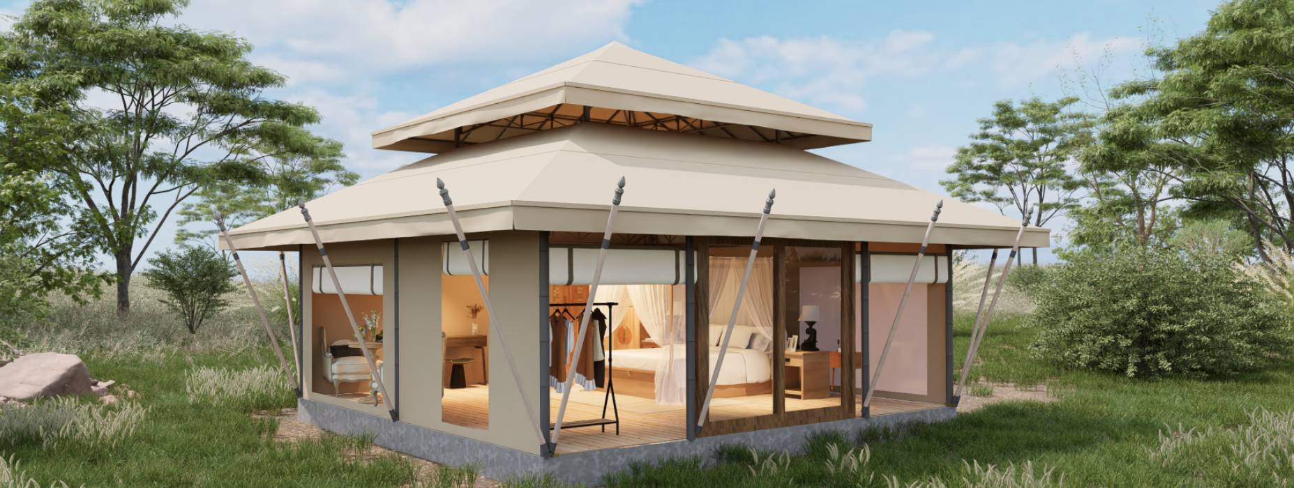 化州市户外野奢帐篷